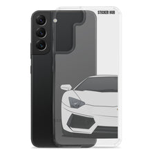 Load image into Gallery viewer, Silver Lamborghini Aventadoor - Samsung Case