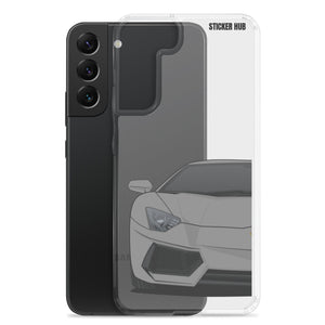 Gray Lamborghini Aventadoor - Samsung Case