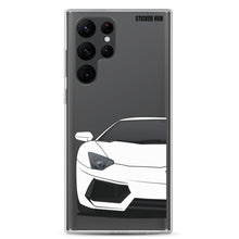 Load image into Gallery viewer, White Lamborghini Aventadoor - Samsung Case