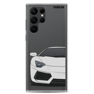 Silver Lamborghini Aventadoor - Samsung Case