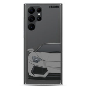 Gray Lamborghini Aventadoor - Samsung Case