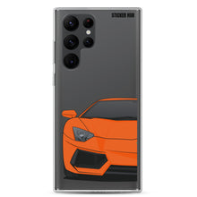 Load image into Gallery viewer, Orange Lamborghini Aventadoor - Samsung Case