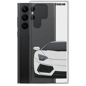 Silver Lamborghini Aventadoor - Samsung Case