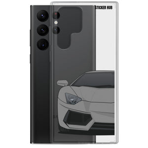 Gray Lamborghini Aventadoor - Samsung Case