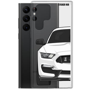 White Mustang GT350 - Samsung Case