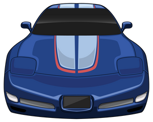 C5 Corvette Z06 Stickers