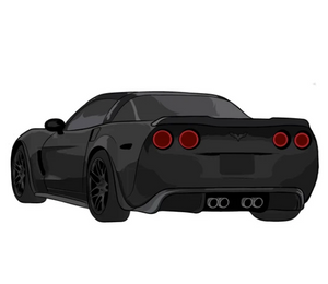 C6 Corvette Z06 Stickers