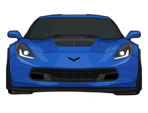 C7 Corvette Z06 Stickers