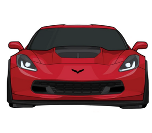 C7 Corvette Z06 Stickers