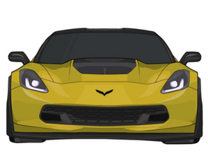 C7 Corvette Z06 Stickers