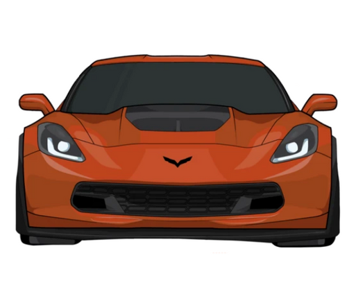 C7 Corvette Z06 Stickers