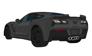 C7 Corvette Z06 Stickers