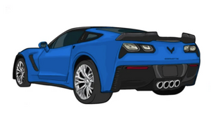 C7 Corvette Z06 Stickers