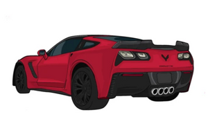 C7 Corvette Z06 Stickers