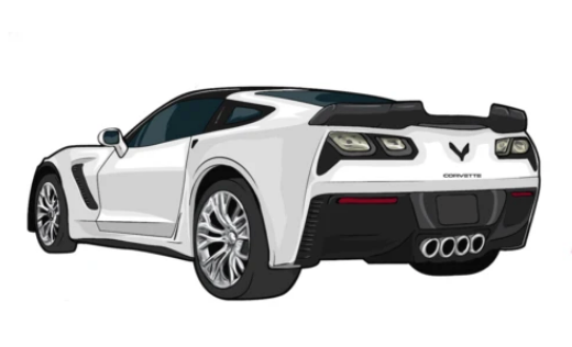 C7 Corvette Z06 Stickers