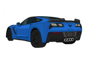 C7 Corvette Z06 Stickers