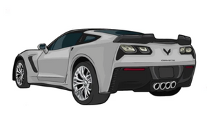 C7 Corvette Z06 Stickers