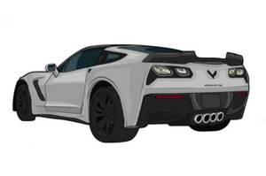 C7 Corvette Z06 Stickers