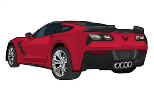 C7 Corvette Z06 Stickers