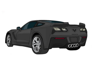 C7 Corvette Z06 Stickers