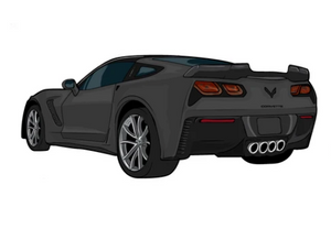 C7 Corvette Grand Sport Stickers