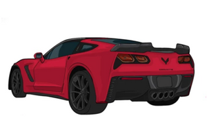 C7 Corvette Grand Sport Stickers