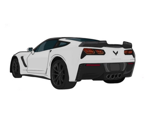 C7 Corvette Grand Sport Stickers