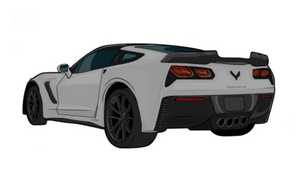 C7 Corvette Grand Sport Stickers