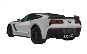 C7 Corvette Grand Sport Stickers