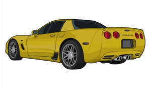 C5 Corvette Z06 Stickers