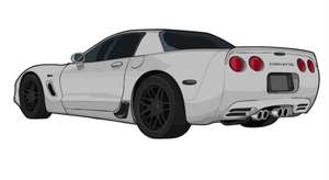 C5 Corvette Z06 Stickers