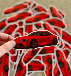 Cartoon Stickers + Digital Drawing - Your Exact Car