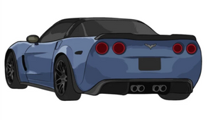 C6 Corvette Z06 Stickers