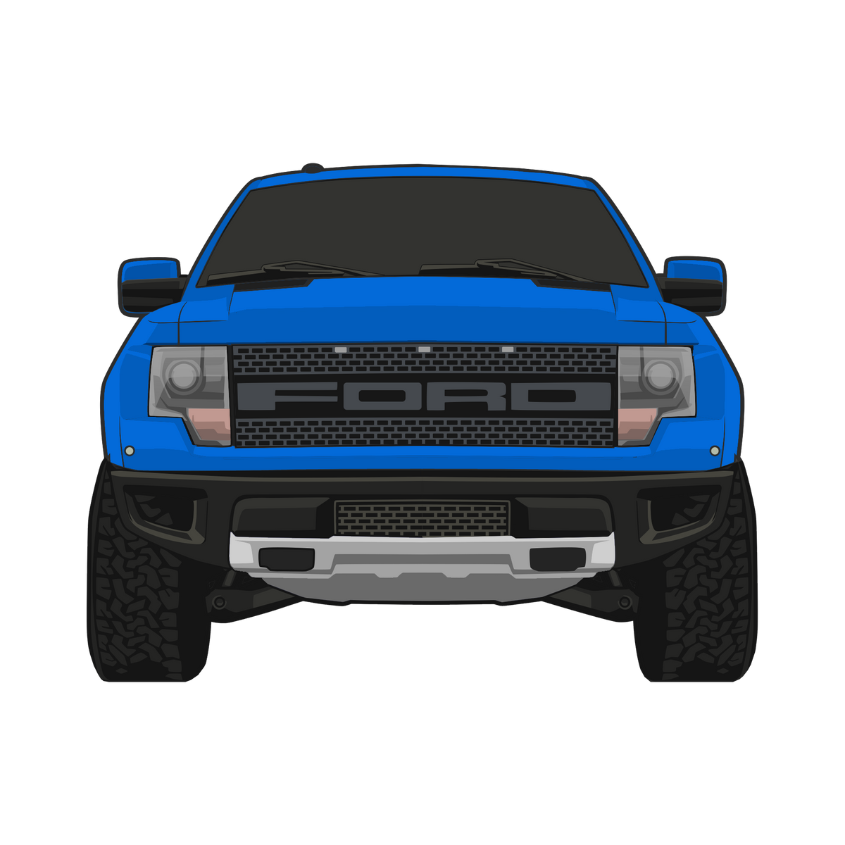 Gen 1 Ford Raptor Stickers – Sticker Hub