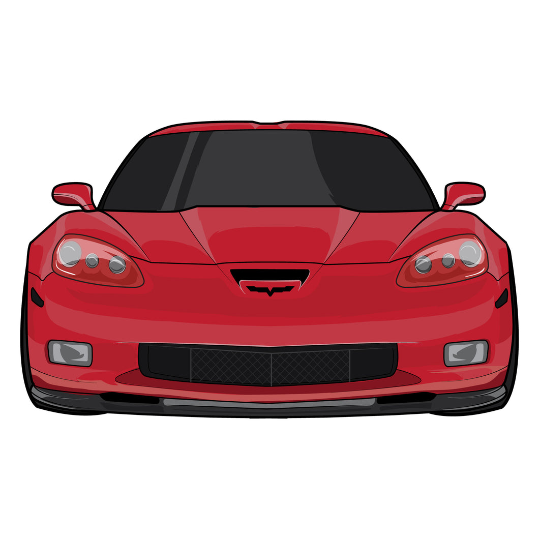 C6 Corvette Z06 Stickers