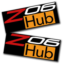 Load image into Gallery viewer, Z06 HUB Sticker - 2 PACK