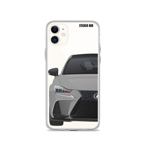 Silver Lexus IS300 - iPhone Case