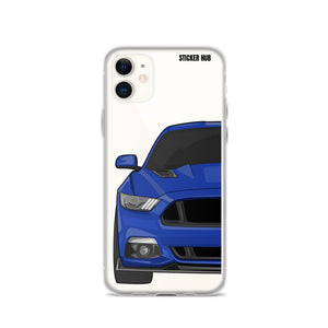 Deep Impact Blue 15-17 Mustang 5.0 - iPhone Case