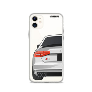 Silver B8.5 Audi S4 - iPhone Case