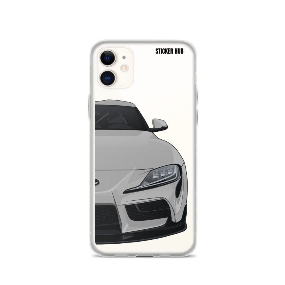 Silver MKV Toyota Supra - iPhone Case