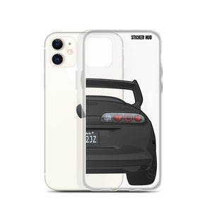 Black Toyota Supra - iPhone Case