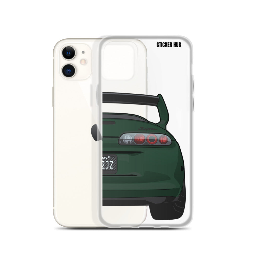 Green Toyota Supra - iPhone Case