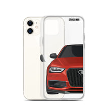 Load image into Gallery viewer, Volcano Red B8.5 Audi S4 - iPhone Case