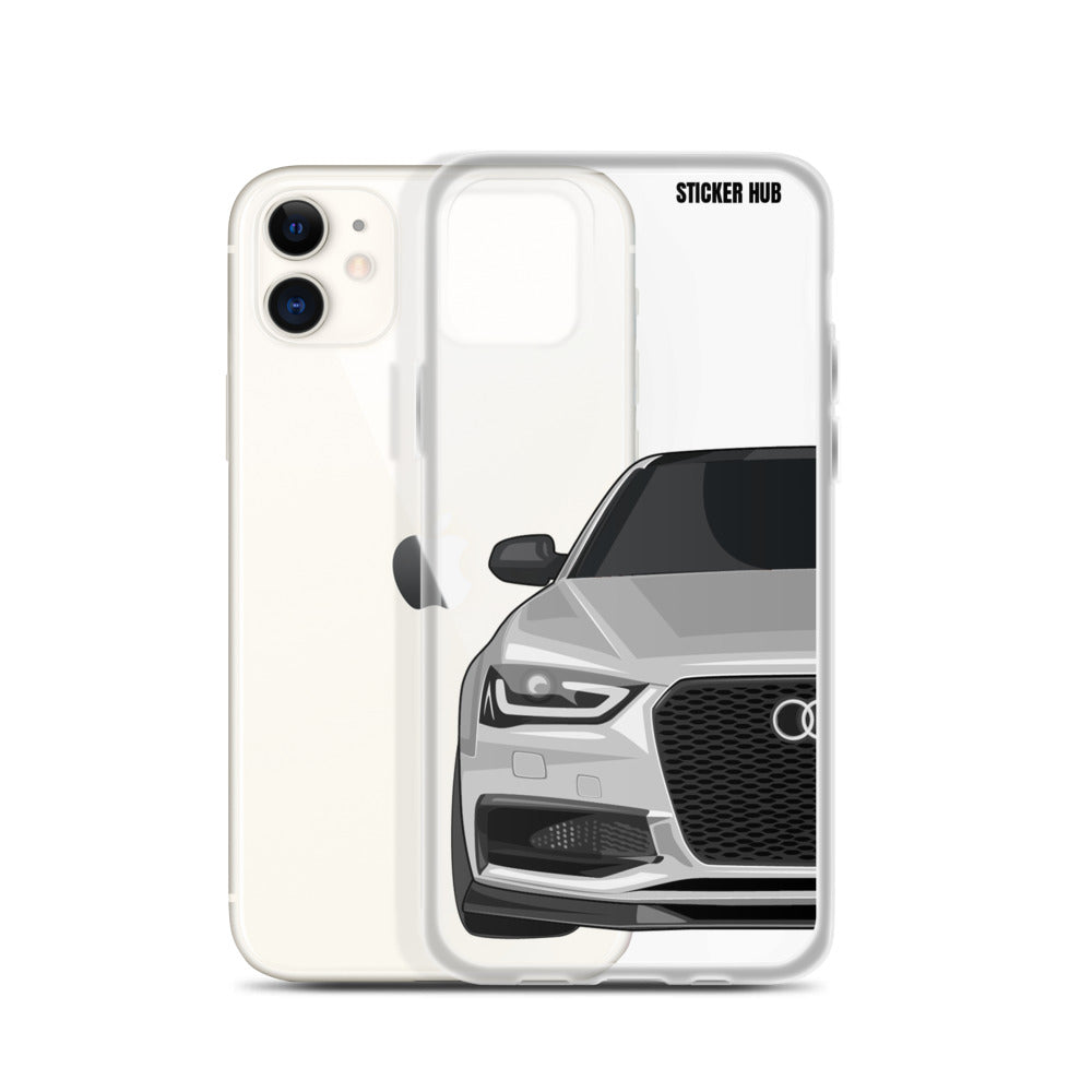 Silver B8.5 Audi S4 - iPhone Case