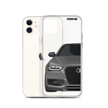 Load image into Gallery viewer, Monsoon Gray B8.5 Audi S4 - iPhone Case