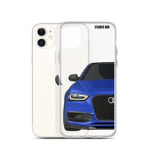 Load image into Gallery viewer, Sepang Blue B8.5 Audi S4 - iPhone Case