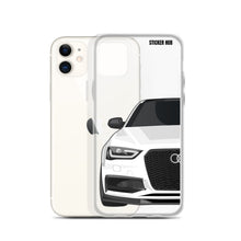 Load image into Gallery viewer, White B8.5 Audi S4 - iPhone Case