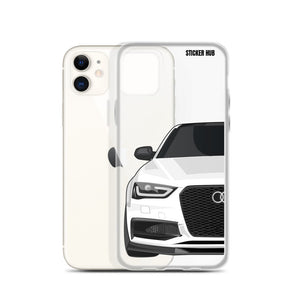 White B8.5 Audi S4 - iPhone Case