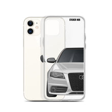 Load image into Gallery viewer, Silver B8 Audi S4 - iPhone Case