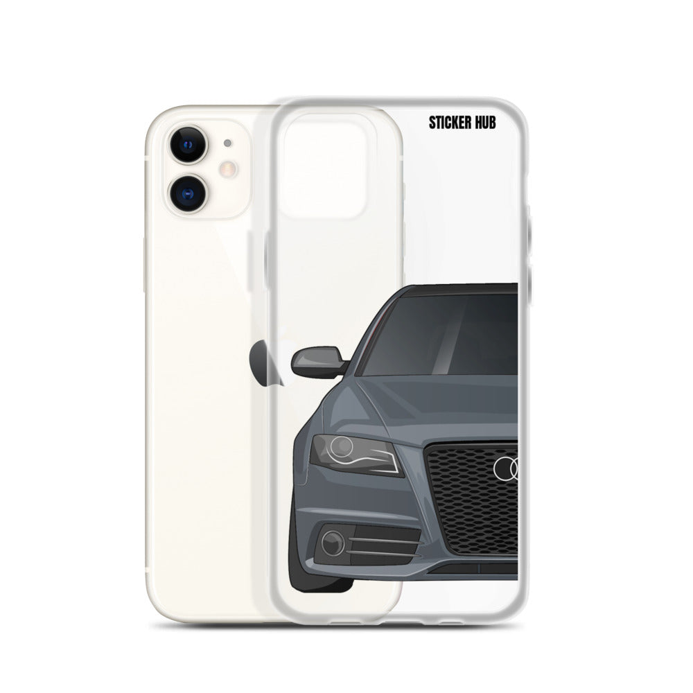 Meteor Gray B8 Audi S4 - iPhone Case